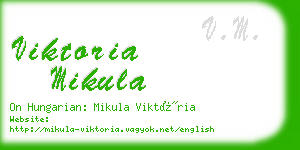 viktoria mikula business card
